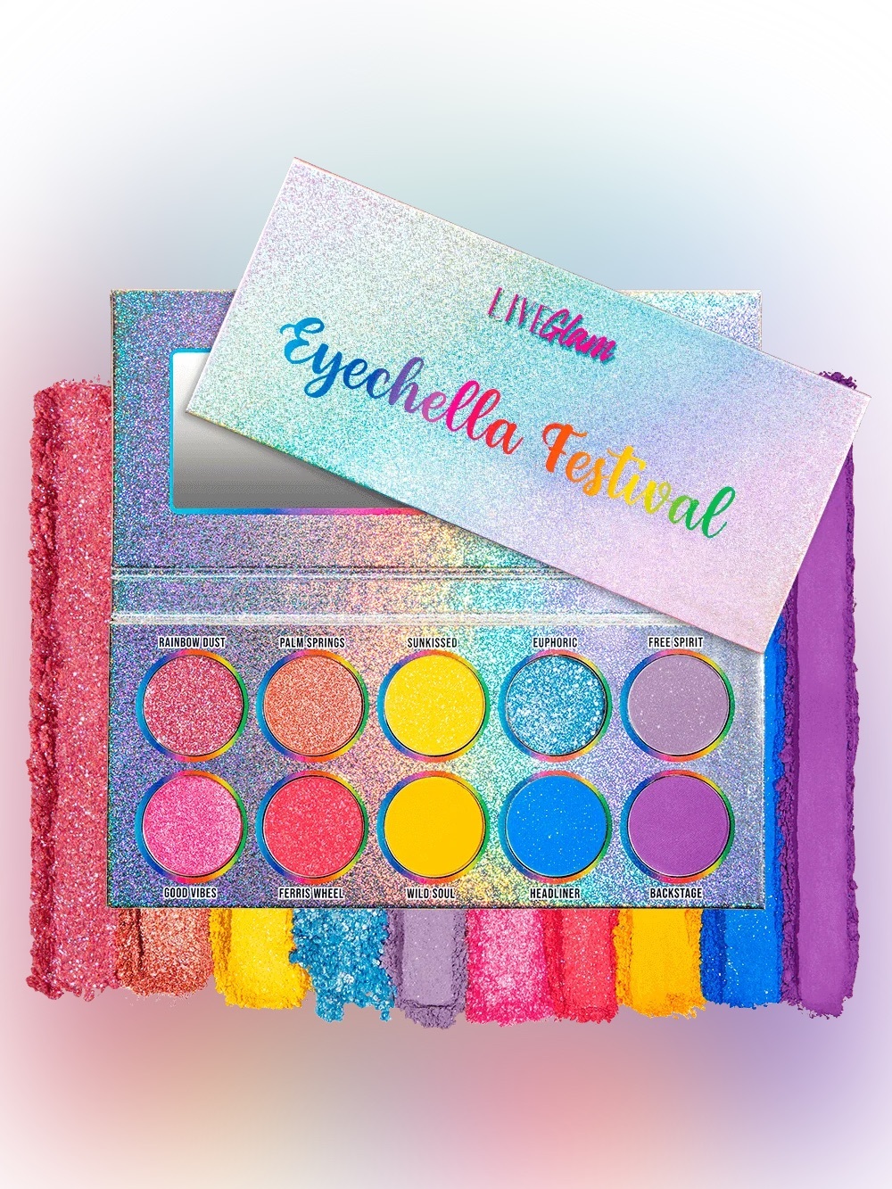 🩷🆕🩷LIVEGlam Eyechella Festival Eyeshadow Palette